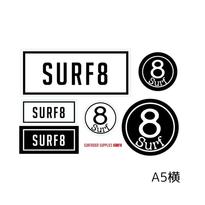 8SA7P1 SURF8シートステッカー A5